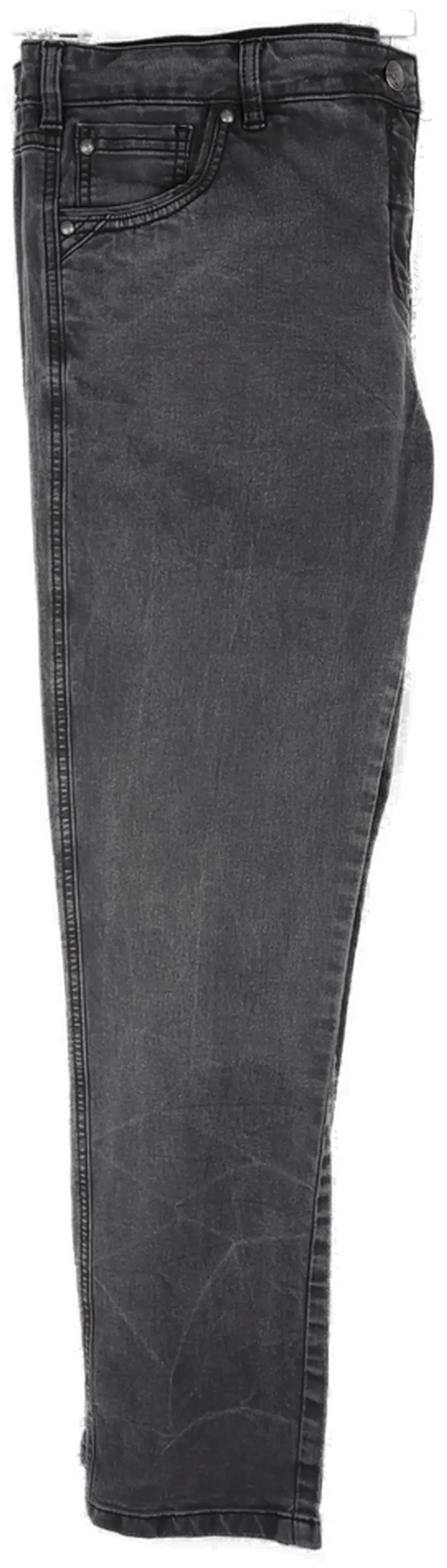 Jeans 'Bexleys Edition' lang mit Stretch, dunkelgrau mit Taschen, Größe 46 – Bild 2