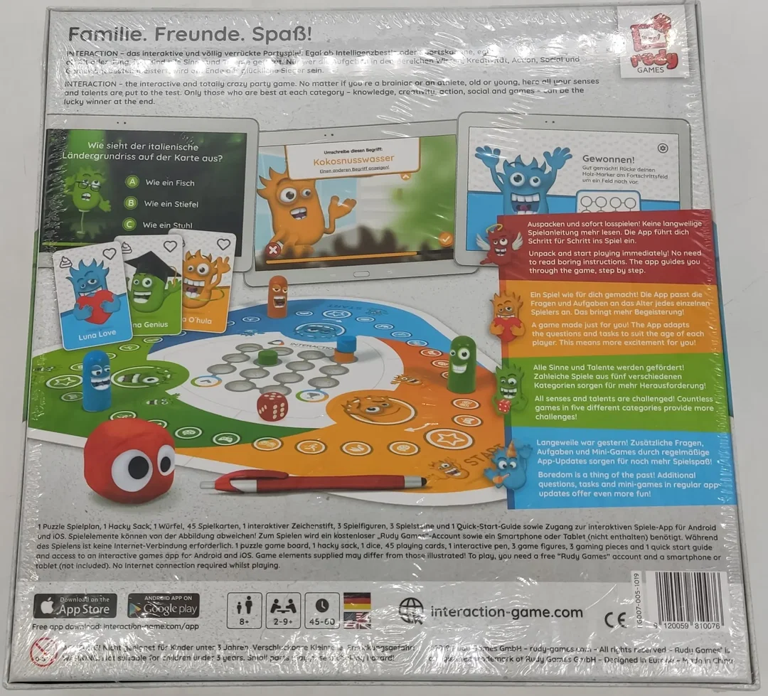 Rudy Games Interaction "Interaktiver Brettspiel Spaß mit App und Malstift" – Bild 3