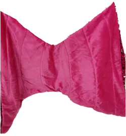 Meerjungfraudecke, pink mit Paillettenflosse, Plüsch, Größe 60x150 cm - Bild 2