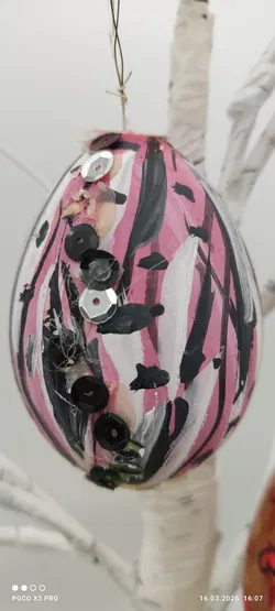 Handbemalte Ostereier Deko-Set, Sonstige | Vintage-Schatz - Bild 3