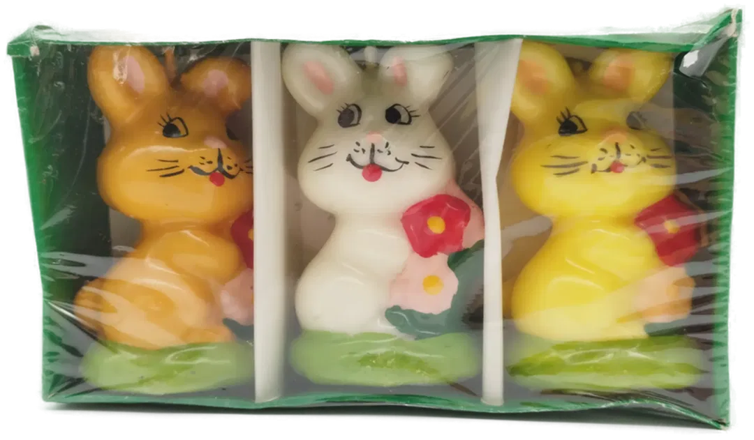 Charmante Frohe Ostern Kerzchen - VINTAGE - Bild 4