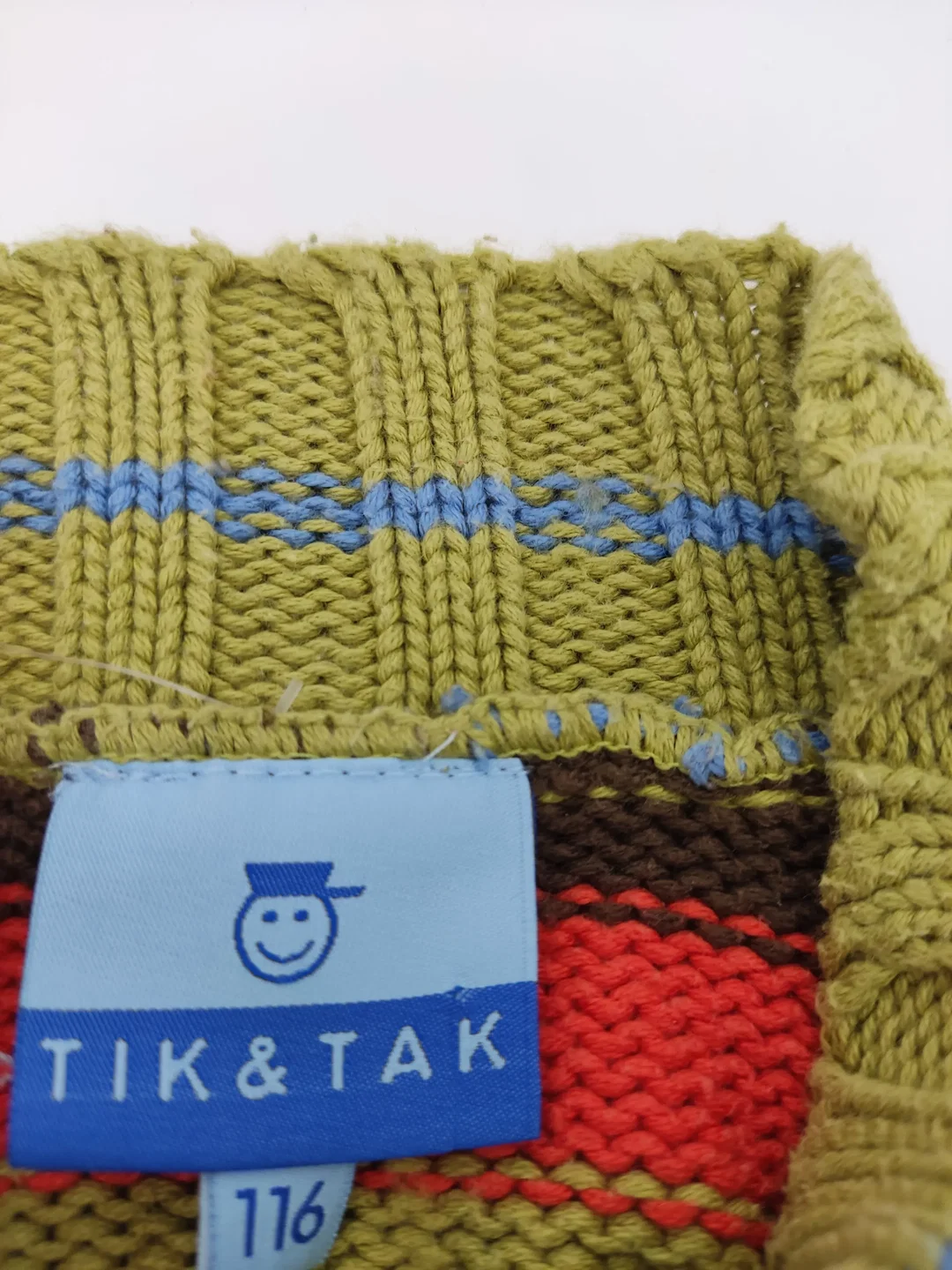 Tik & Tak Kinder (M) Pullover gestreift bunt - 116 – Bild 4