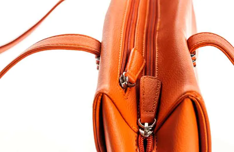 Handtasche Giorgio Ferra orange – Bild 2