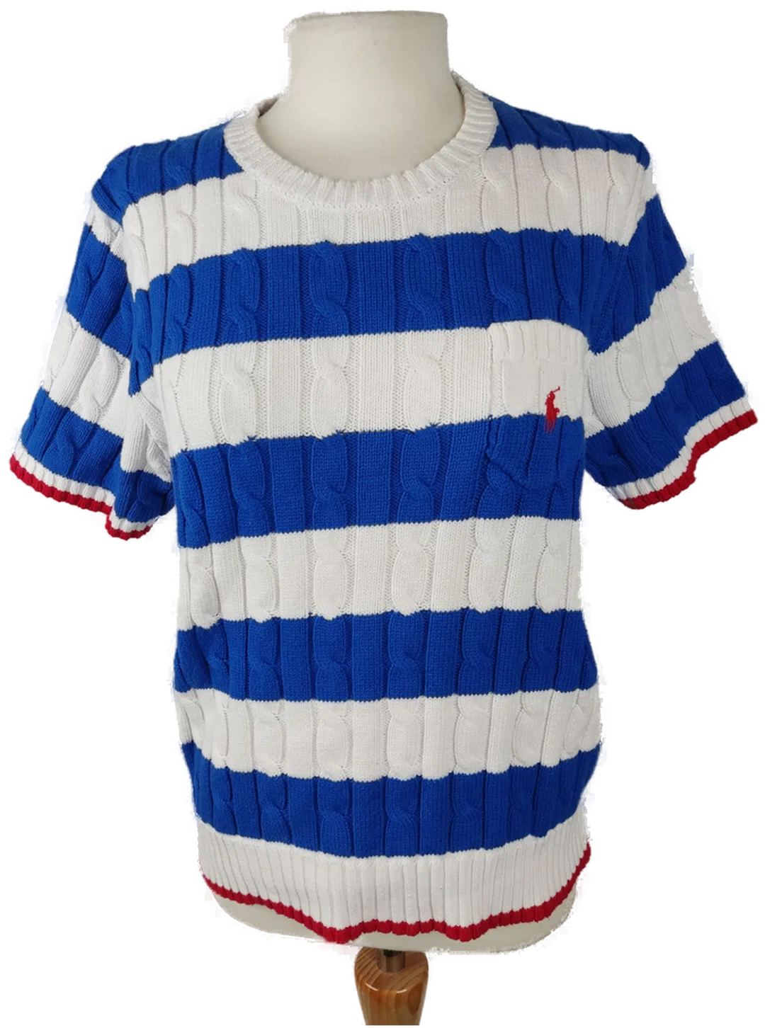 Polo Ralph Lauren Kurzarm Strickpullover Gestreift | Wie Neu - Bild 1