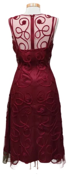Niente Damen Maxikleid rot Gr. 38 - Bild 2
