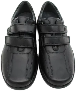 Waldläufer Herrenschuhe – schwarz, Gr. 8½ (42,5), Klettverschluss, neuwertig - Bild 1