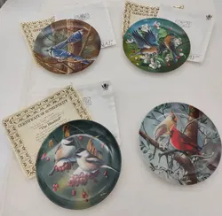 4er Sammelteller Set mit Vogelmotiven - Bild 2