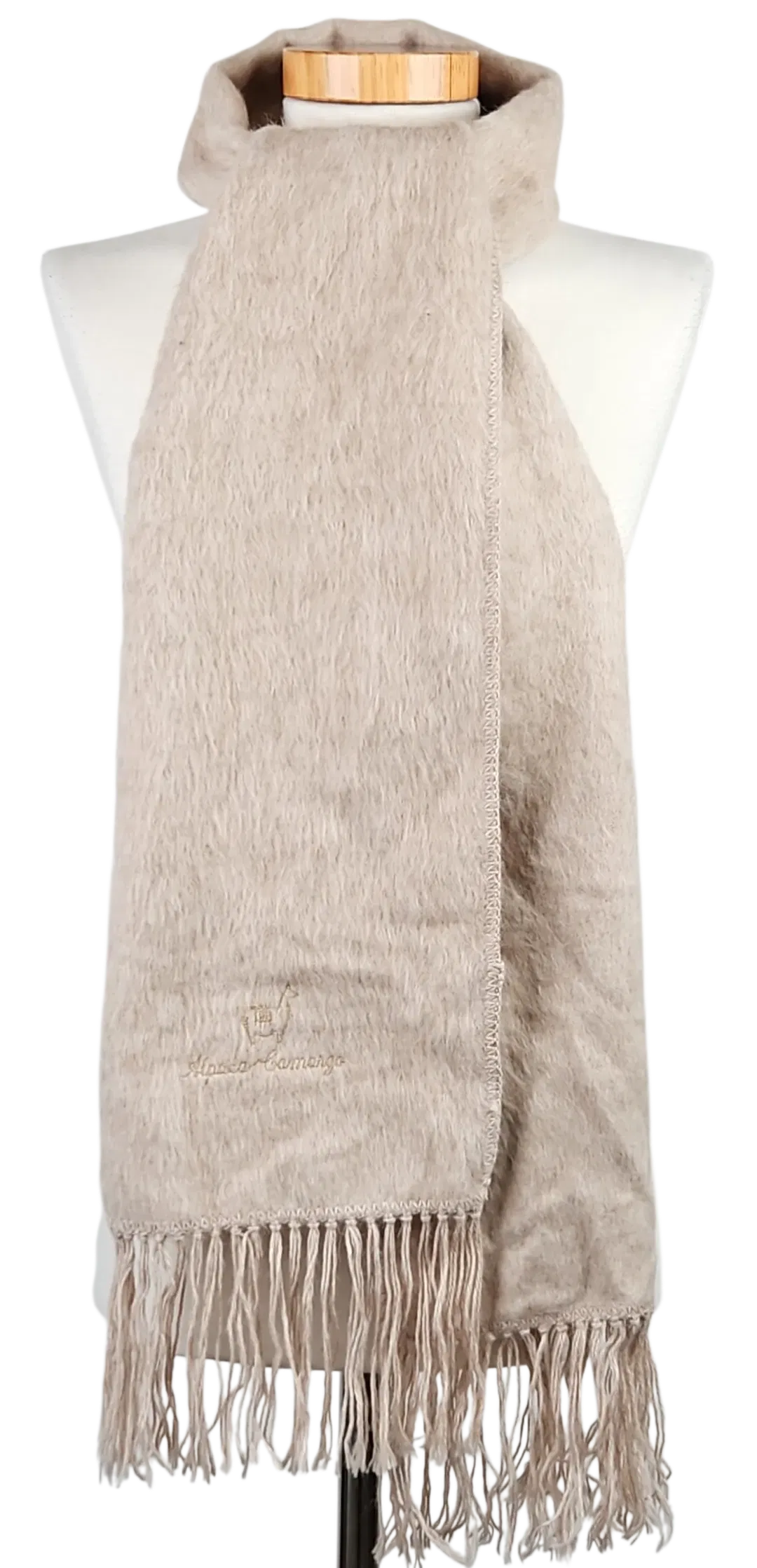 ALPACA CAMARGO - Damen Schal - beige - Bild 4