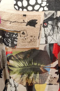 Desigual Damentuch gemustert  – Vorschau 2