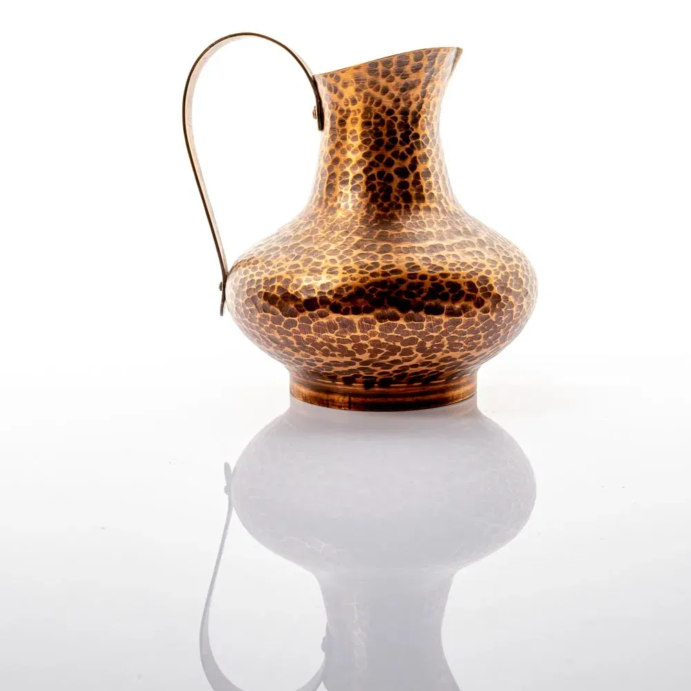 Vintage Kupfer Bodenvase  Kupferkanne Wall Handarbeit Hammerschlag - Bild 1
