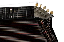 Vintage Konzertzither mit Tasche, ca. 62×34 cm - Bild 6