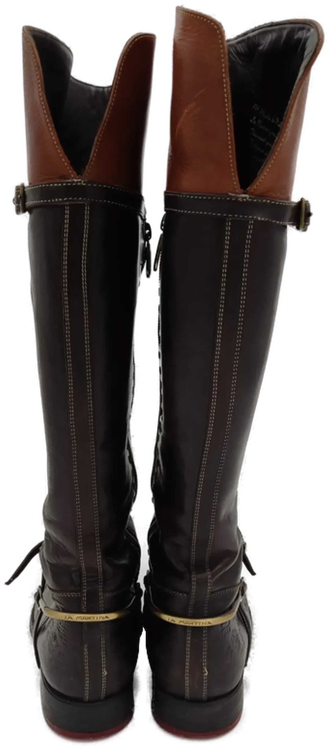 La Martina - Damen Lederstiefel Gr. 40 – Bild 4