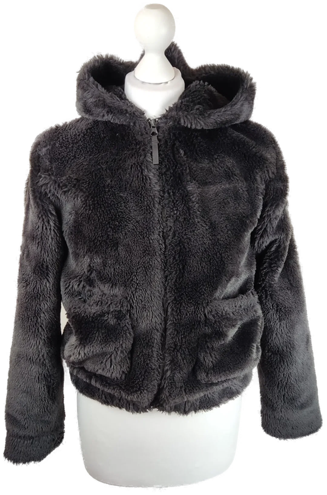 Kinder Plüschjacke H&M Gr. 153-158 | Kuschelpracht – Bild 2