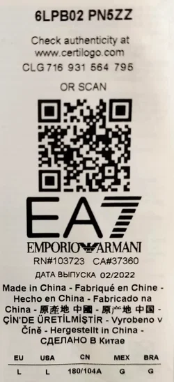 EA7 Emporio Armani Herren Winterjacke dunkelblau Gr. L - Bild 4