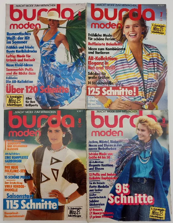Burda Modezeitschrift 11 Hefte 1985 – Bild 2