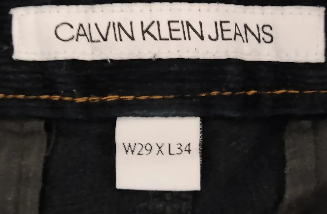 Calvin Klein Herrencordhose dunkelblau Gr. W29/L34 – Bild 3