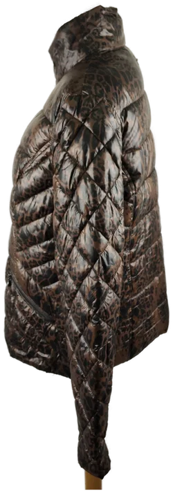 Charles Vögele Steppjacke Damen Größe 44 Animal Print | Herbstlook – Vorschau 3