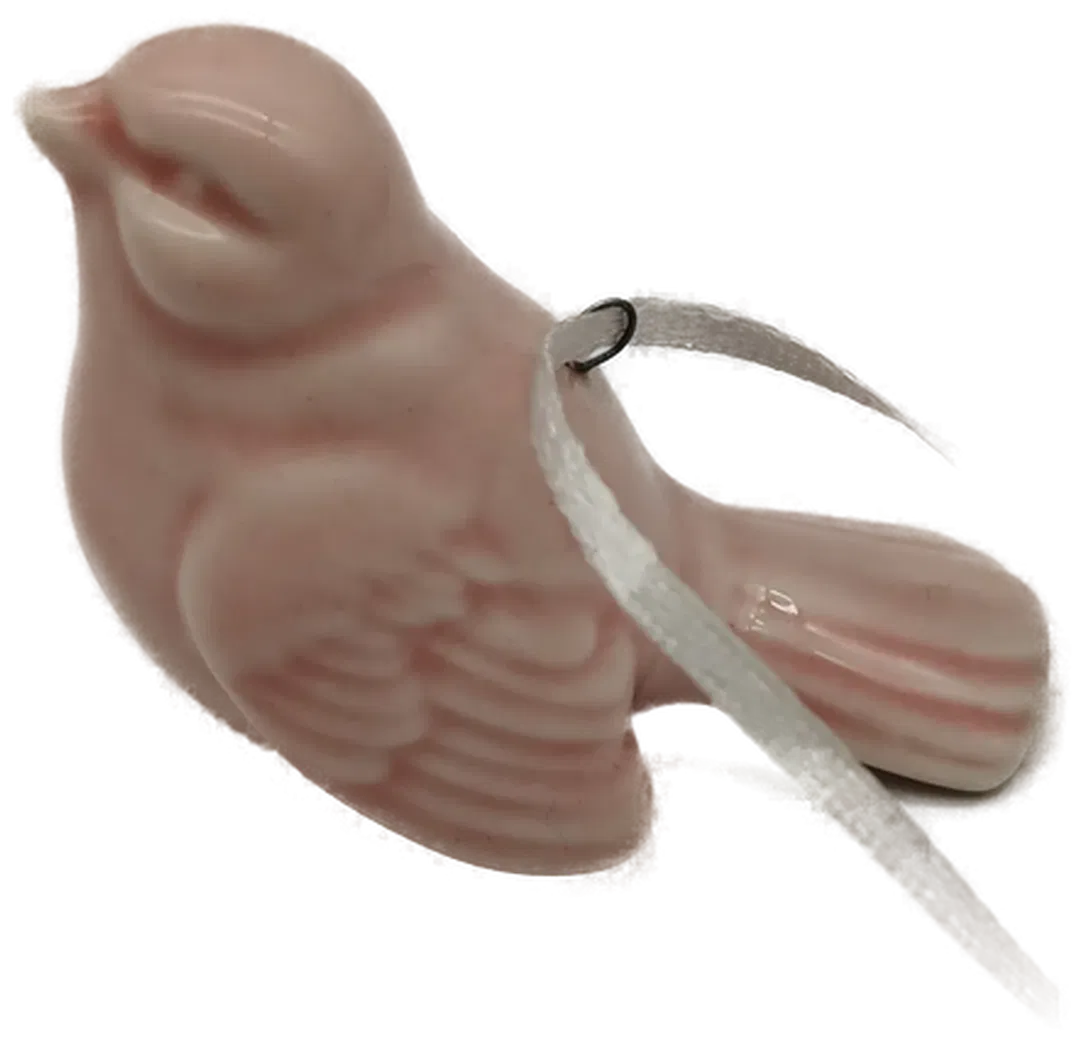 Kleiner Vogel-Aufhänger - Keramik/Porzellan - Bild 1