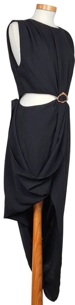 ZARA Damen Maxikleid, schwarz - EUR M  - Bild 2