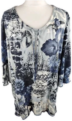 Bexleys Damen Top XL Viskose Geblümt | Sommerleicht – Vorschau 1