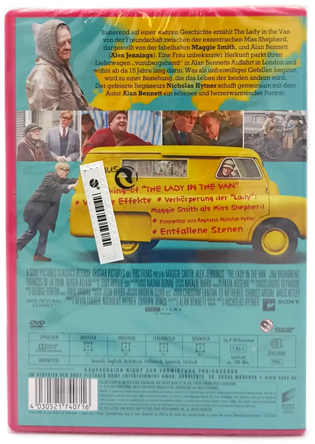 DVD "The Lady in the Van - Eine fast wahre Geschichte" (OVP) – Bild 2