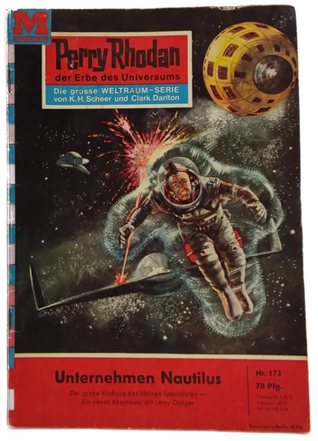 Romanheft Perry Rhodan Unternehmen Nautilus Erstauflage Nr.173 - Bild 1