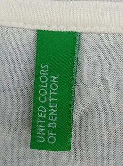 United Colors of Benetton Kindershirt weiß Gr. L/G - Bild 3