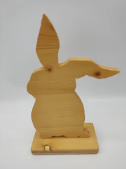 Handgefertigte Osterhasen aus Holz - Bild 2