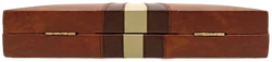 Backgammon-Spiel im Kunstlederkoffer klein - Bild 6