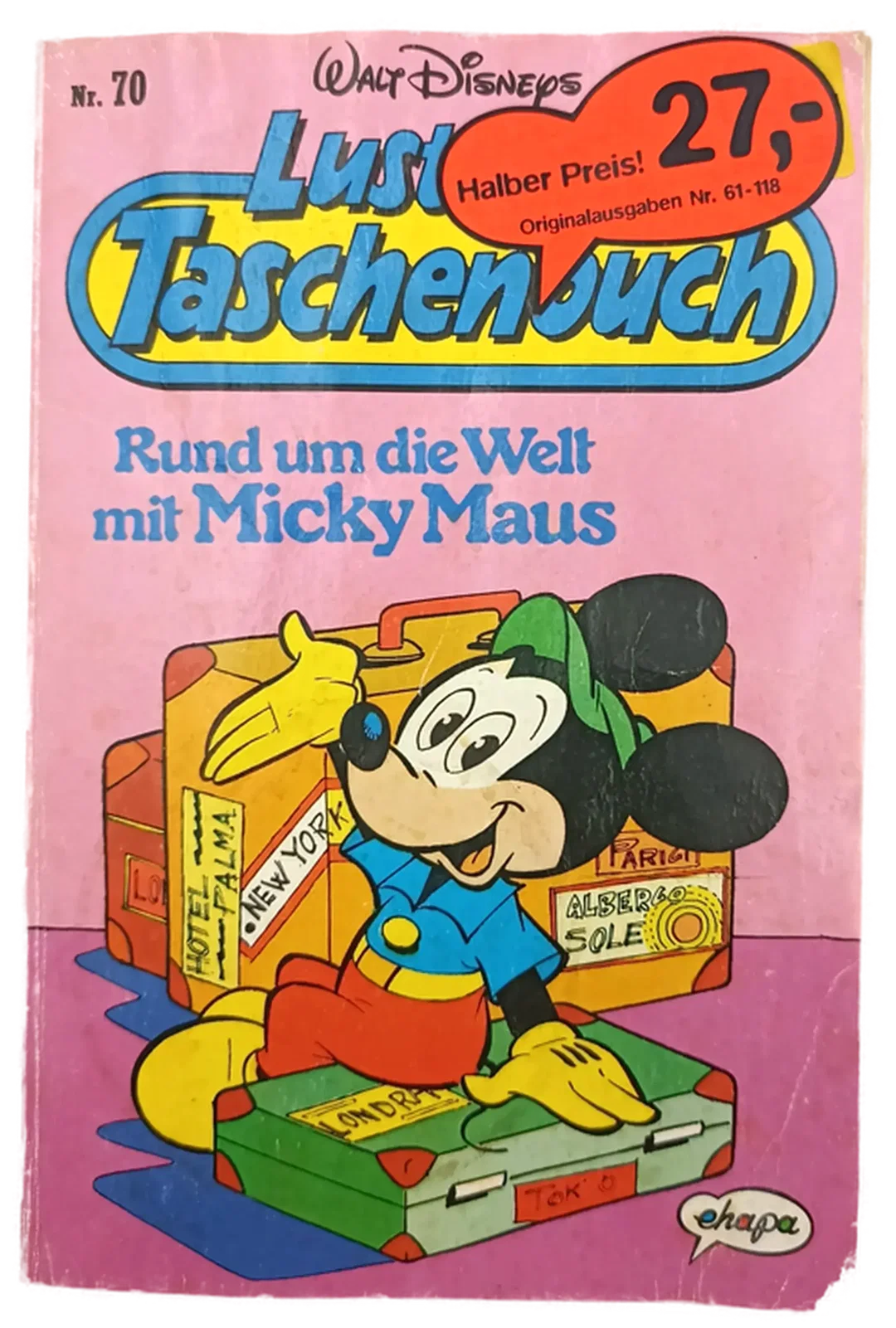 Disney Lustiges Taschenbuch "Rund um die Welt mit Micky Maus" Nr. 70 – Bild 1