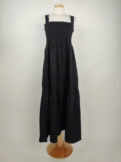 French Connection Damen Baumwollkleid schwarz - L / 40 - Bild 5