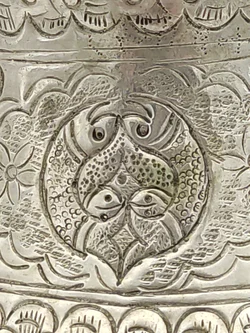 Zinnvase Metal Works Rajkot German Silver | Patina Mit Charme - Bild 5