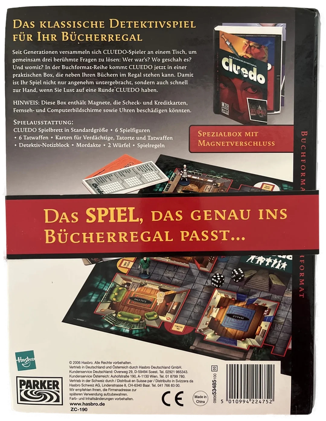 PARKER - Cluedo in Buchformat: Das spannende Detektivspiel – Bild 2