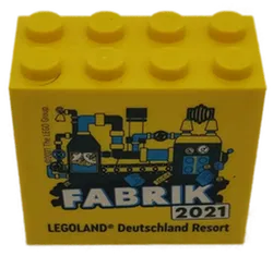 Lego gelber Ziegelstein 