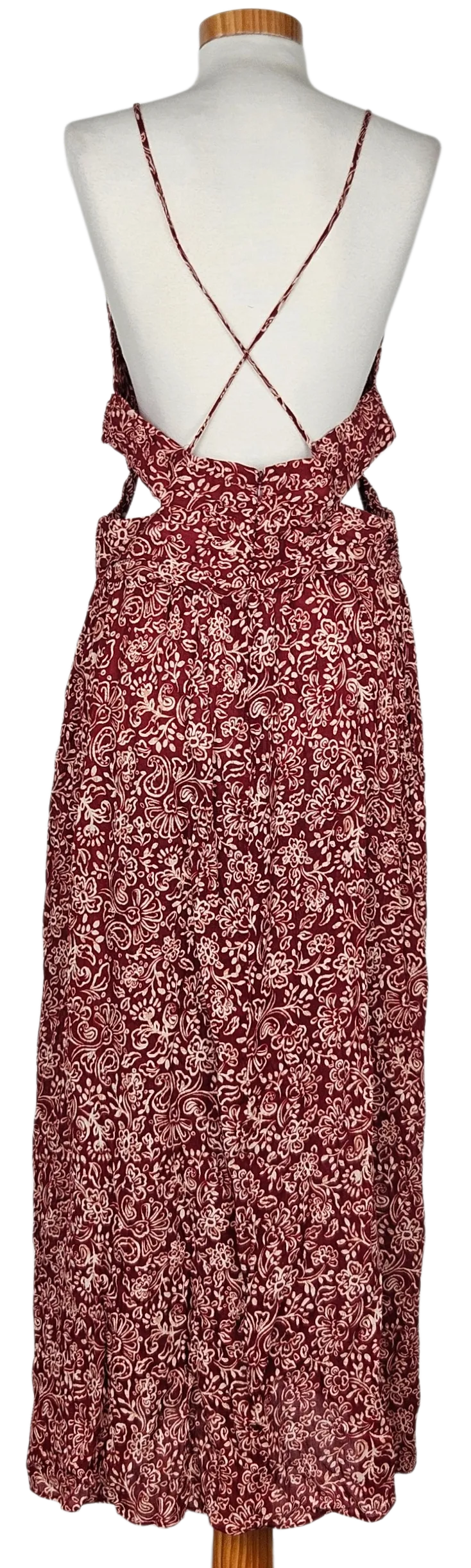 ZARA Damen Maxikleid, rot - Gr. L  – Bild 3