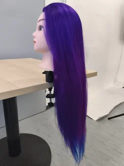 Frisurkopf, Trainingskopf Friseur, violett – Vorschau 4