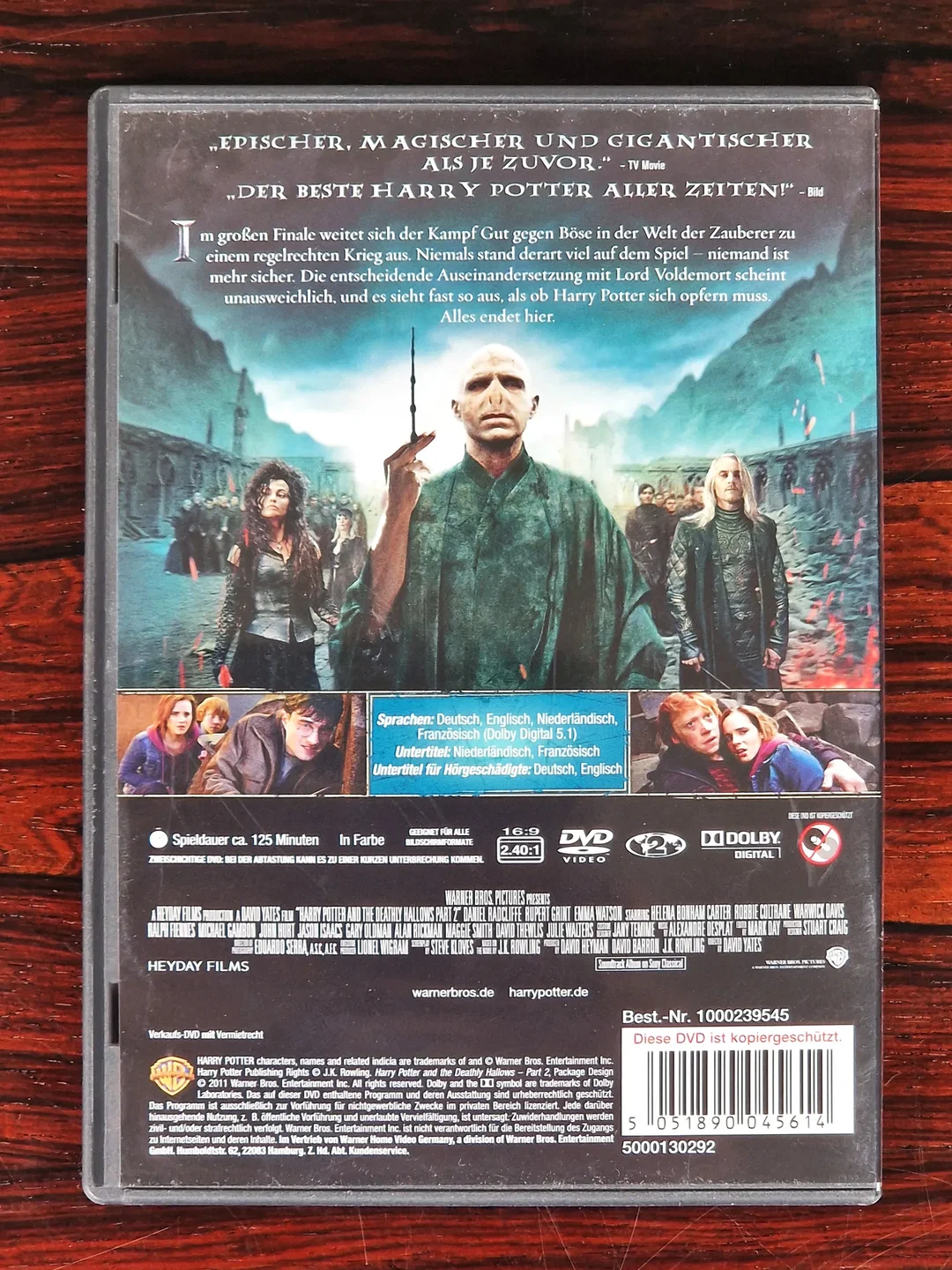 Harry Potter und die Heiligtümer des Todes Teil 2 - Film - DVD – Bild 2