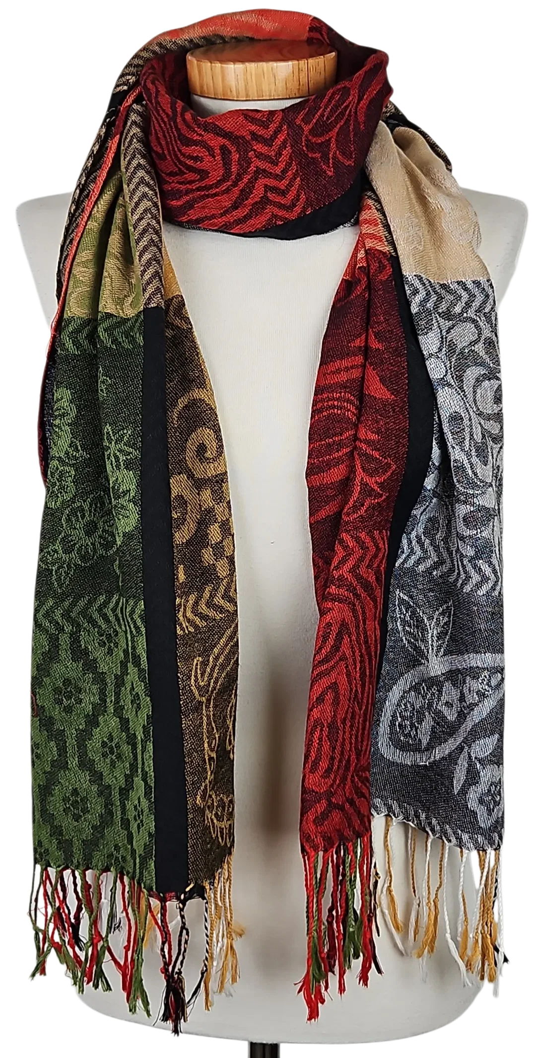 Damen Seidenschal - multicolor - Bild 1