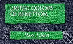 United Colors of Benetton Kindertop dunkelblau/weiß Gr. XS/ECH – Vorschau 3