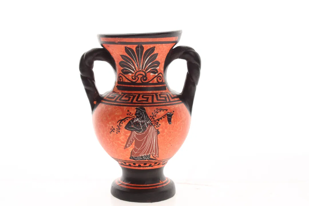 Dekorative Amphoren-Vase im antiken griechischen Stil – Handbemalt – ADIS, Made in Greece, ca. 12 cm - Bild 4
