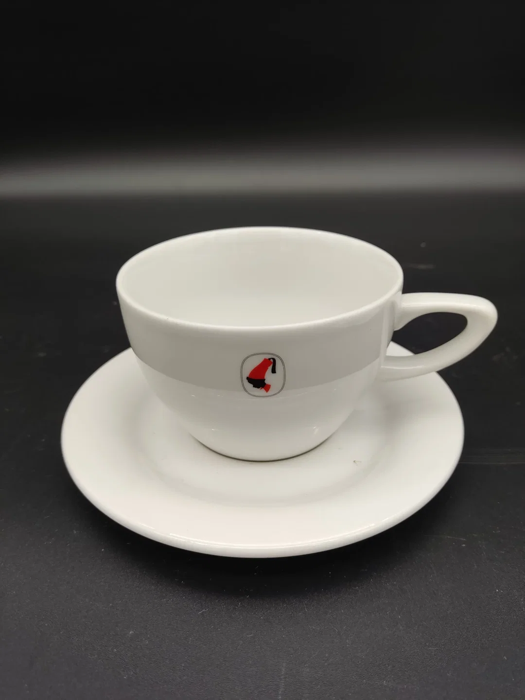 2 Stück Große Julius Meindl-Kaffeetassen mit Untertassen / Durchmesser 10,5 cm – Bild 2