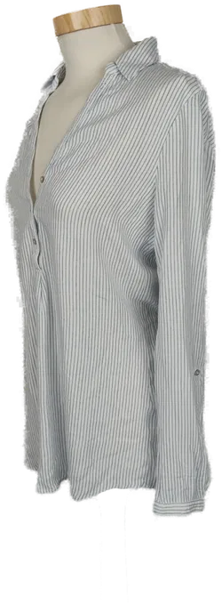 Esprit Damen Bluse Hemd blau weiß gestreift - M/38 - Bild 4