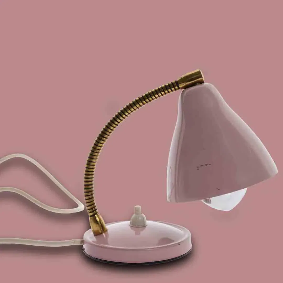 Licht Vintage Schwanenhals Schreib- Nachttischlampe -die kleine Schwester vom LUXO Jr. - Bild 4