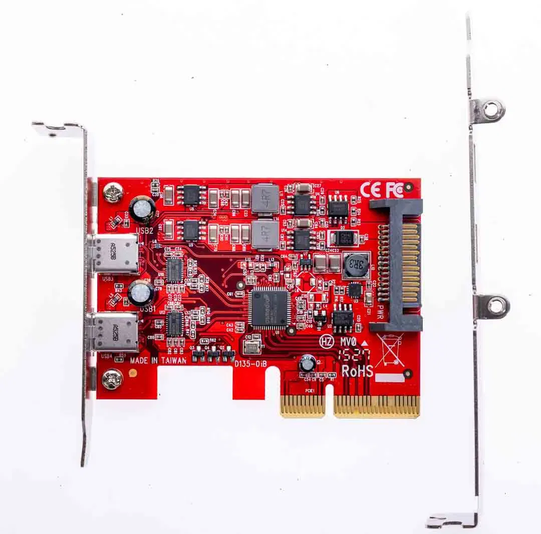 2 Port5 USB 3.1 Controllerkarte PCIe - Bild 1