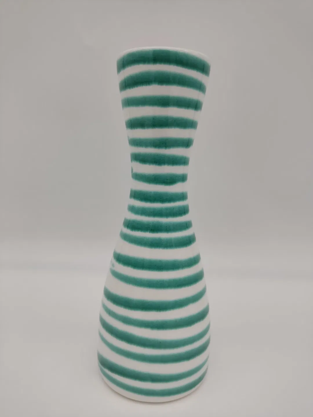 Gmundner Kermik - Blumenvase grün geflammt - Bild 1