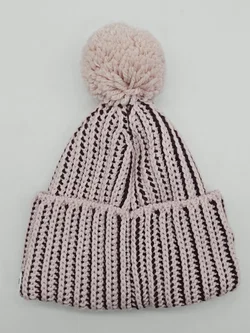 Eisbär Strickhaube "Julia Scheib", rosa  – Vorschau 2