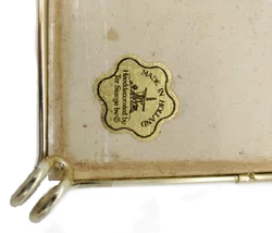 Topfuntersetzer mit Fliese Metallrahmengestell in Messingoptik - Bild 4