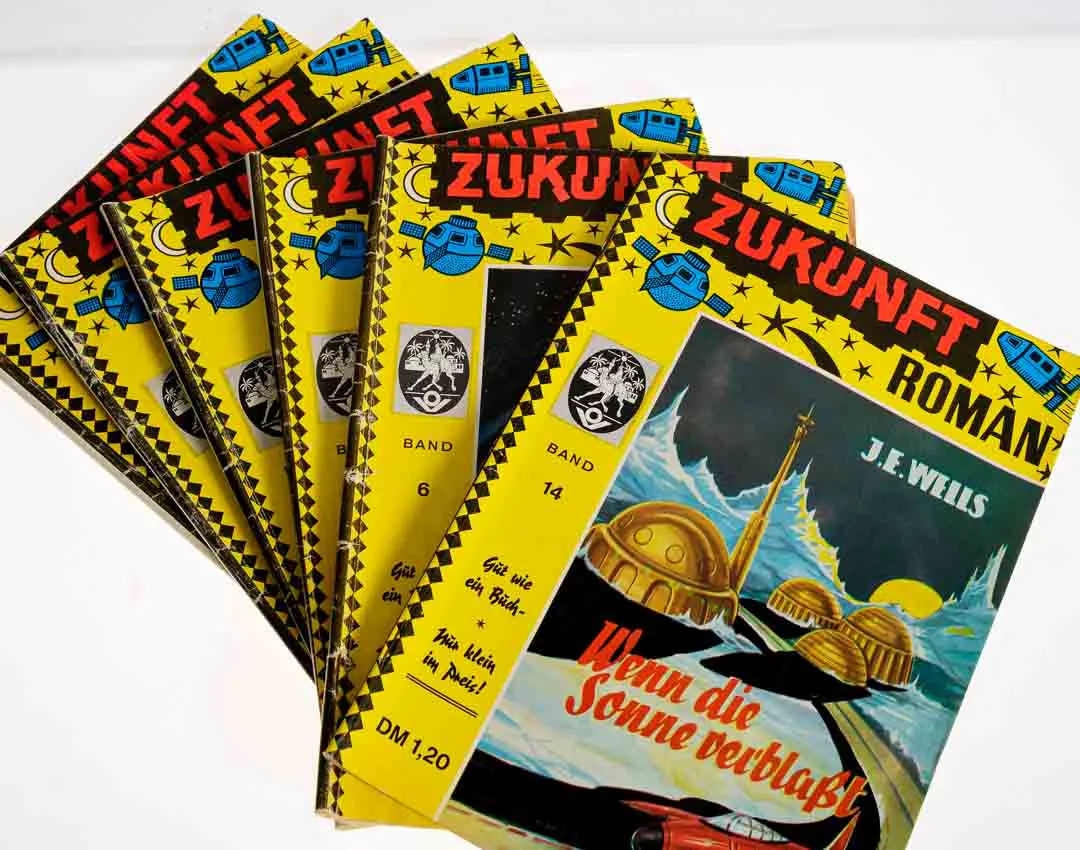 Vintage Pulp Fiction: SF: Zukunft-Roman – 6 Hefte (Oase Verlag) Nr. 6, 7, 13, 14, 15, 19 – Bild 2