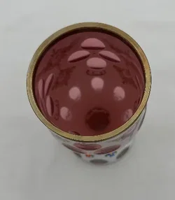 Freundschaftsbecher - böhmisches Glas - Bild 2