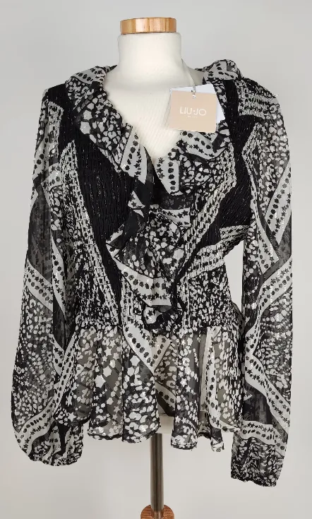 Liu Jo Milano - Damen Langarmshirt Gr. 42 - Bild 4